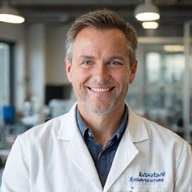Retrato de Dr. João Silva, cientista
